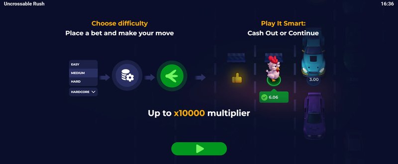 ¡Disfruta la emoción del slot Uncrossable Rush en línea en España, uncrossable rush crash game
